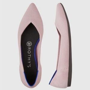 ROTHY'S Petal Pink Pointed Toe Flats 7.5